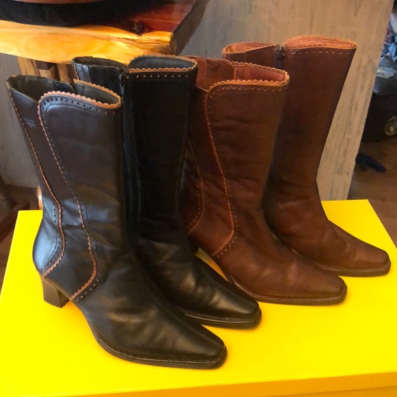 PIKOLINOS Shoes - Pikolonos black & brown vintage leather boots 37